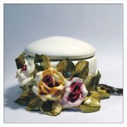 Stroik ceramiczny średni z różami ST004